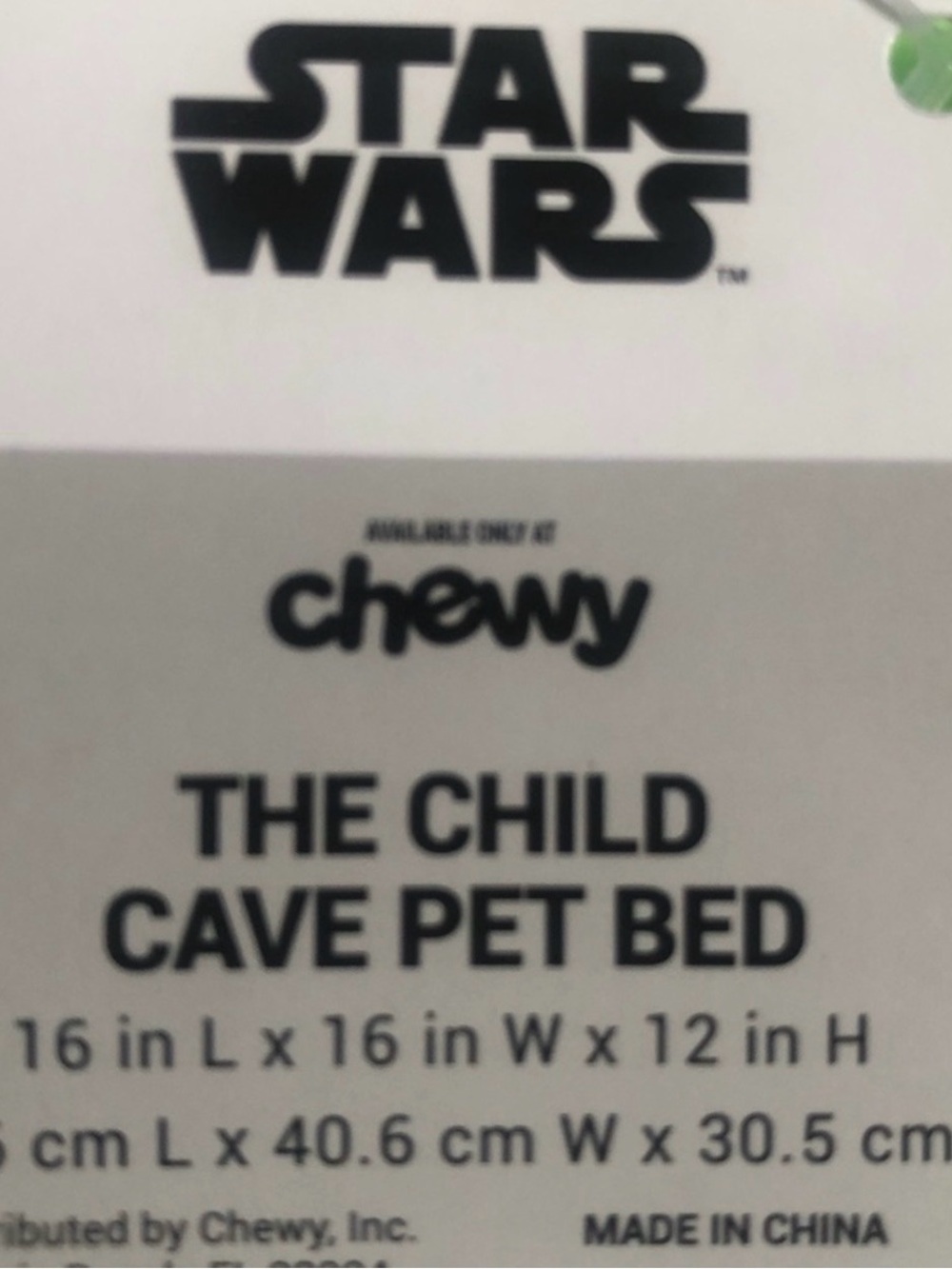 The Child Cave Pet Bed Baby Yoda Grogu - Picture 3 of 3
